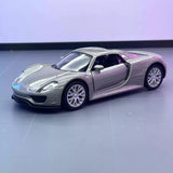 [TOY] 1:36 Porsche 2015 918 Spyder silver modellbil Die-Cast