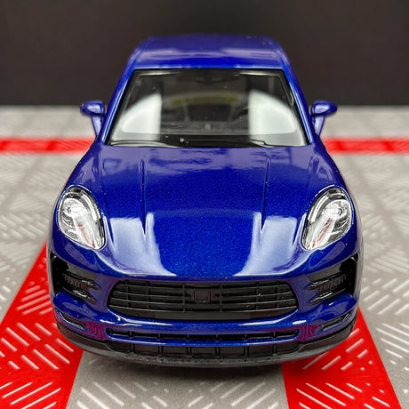 [TOY] 1:36 Porsche 2019 Macan Blue Model Car Die-Cast