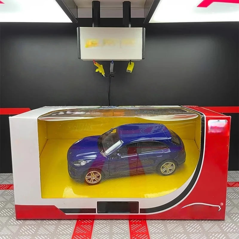 [TOY] 1:36 Porsche 2019 Macan Blue Model Car Die-Cast