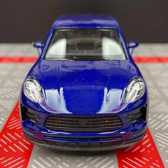 [TOY] 1:36 Porsche 2019 Macan Blue Model Car Die-Cast