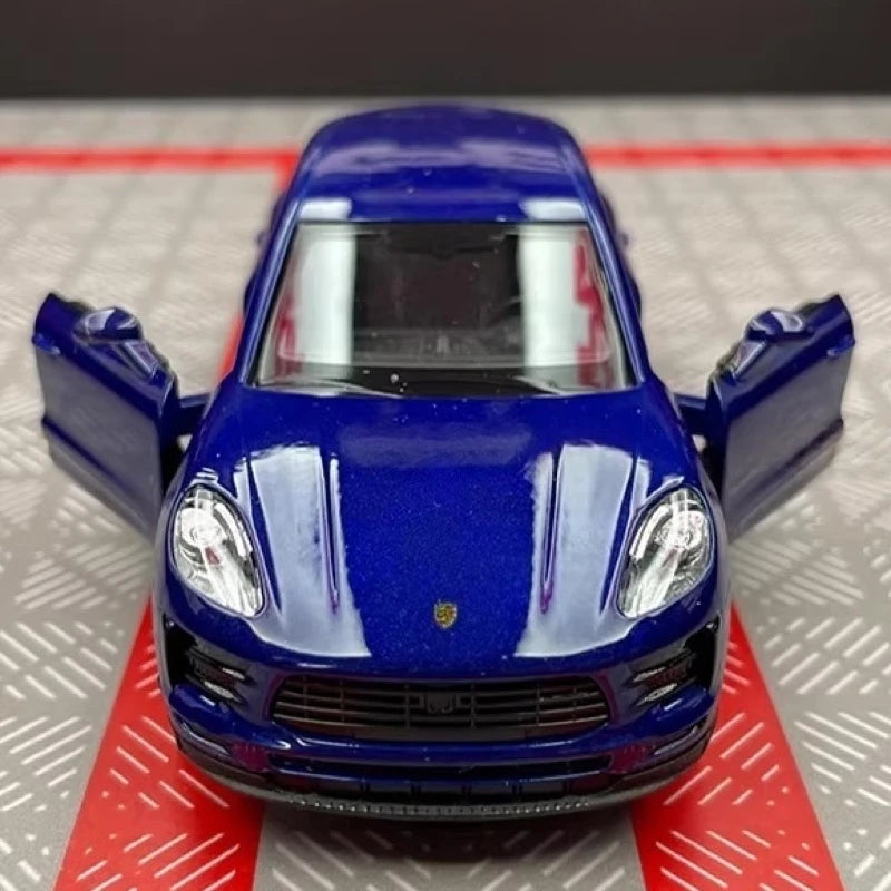 [TOY] 1:36 Porsche 2019 Macan Blue Model Car Die-Cast