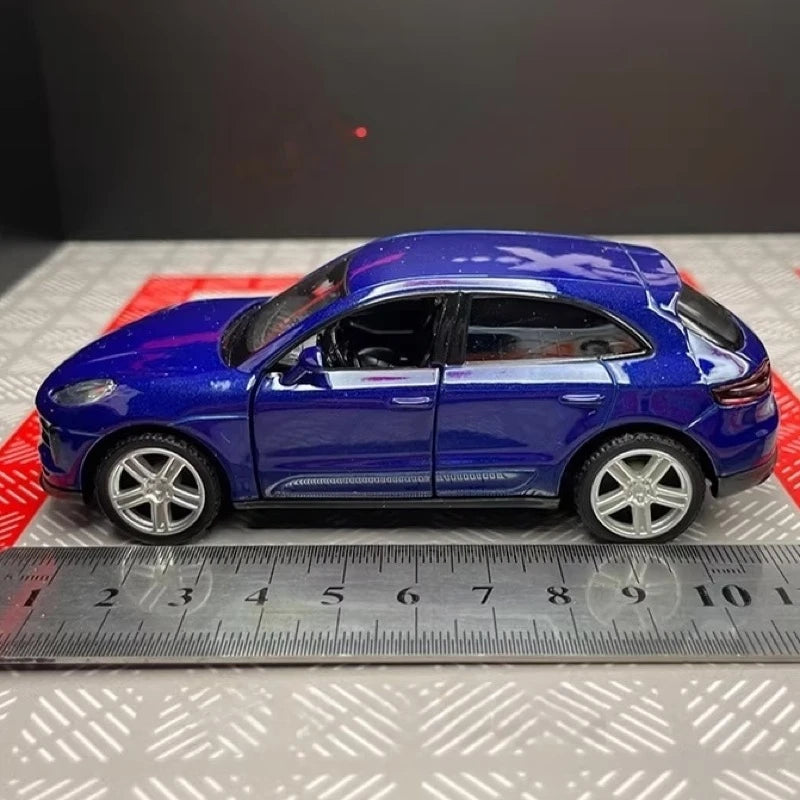 [TOY] 1:36 Porsche 2019 Macan Blue Model Car Die-Cast