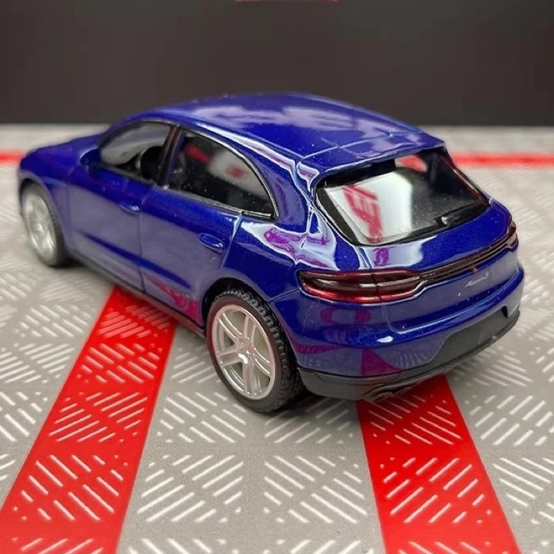 [TOY] 1:36 Porsche 2019 Macan Blue Model Car Die-Cast