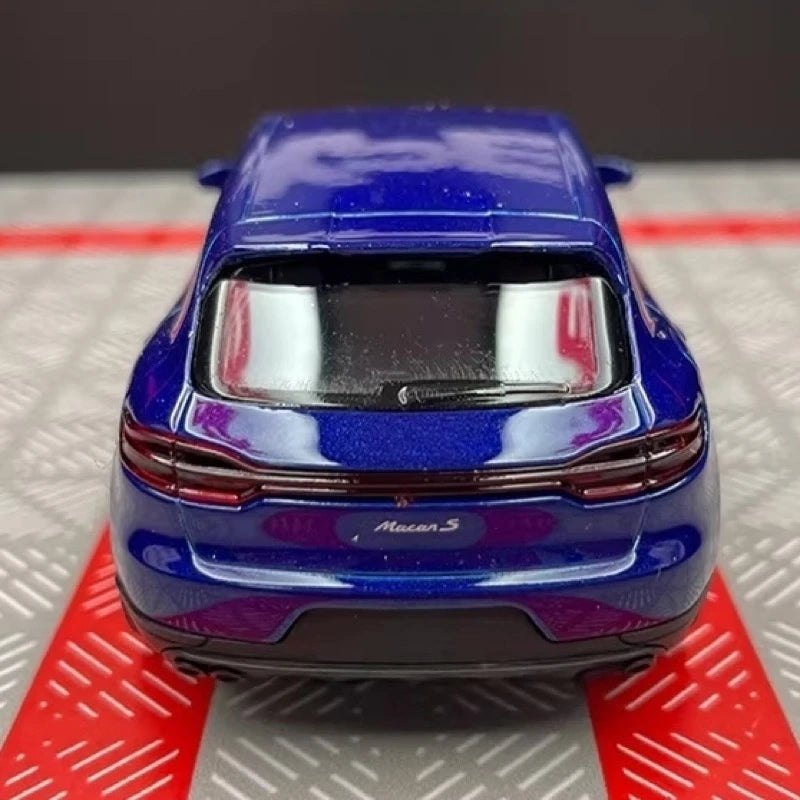 [TOY] 1:36 Porsche 2019 Macan Blue Model Car Die-Cast