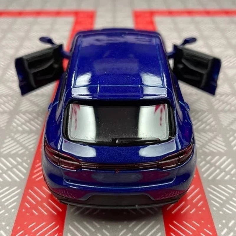 [TOY] 1:36 Porsche 2019 Macan Blue Model Car Die-Cast