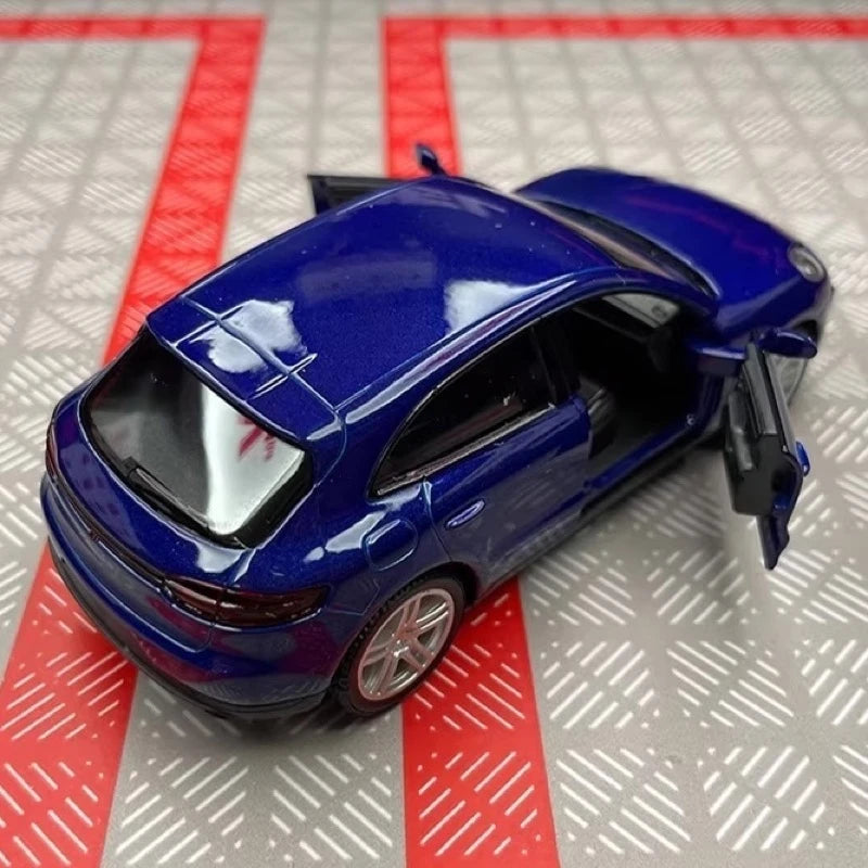 [TOY] 1:36 Porsche 2019 Macan Blue Model Car Die-Cast