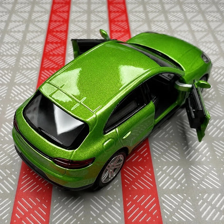[TOY] 1:36 Porsche 2019 Macan Green Model Car Die-Cast