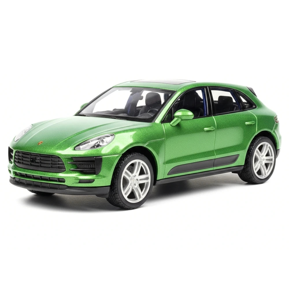 [TOY] 1:36 Porsche 2019 Macan Green Model Car Die-Cast