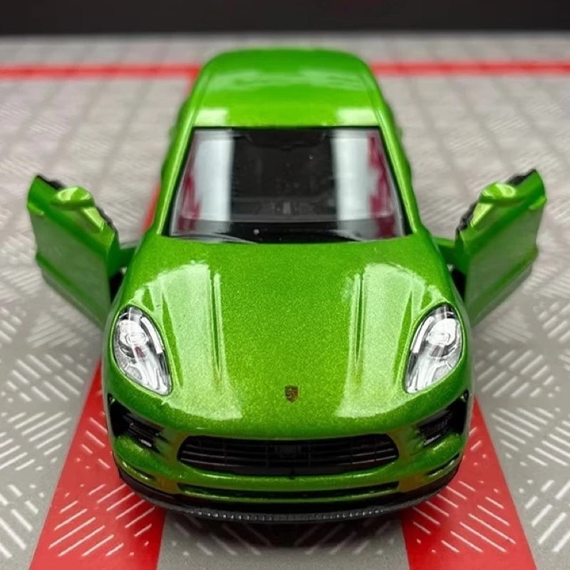 [TOY] 1:36 Porsche 2019 Macan Green Model Car Die-Cast