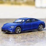 [TOY] 1:36 Porsche 2019 Taycan Blue Model Car Die-Cast
