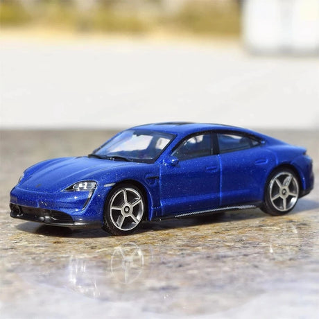 [TOY] 1:36 Porsche 2019 Taycan Blue Model Car Die-Cast