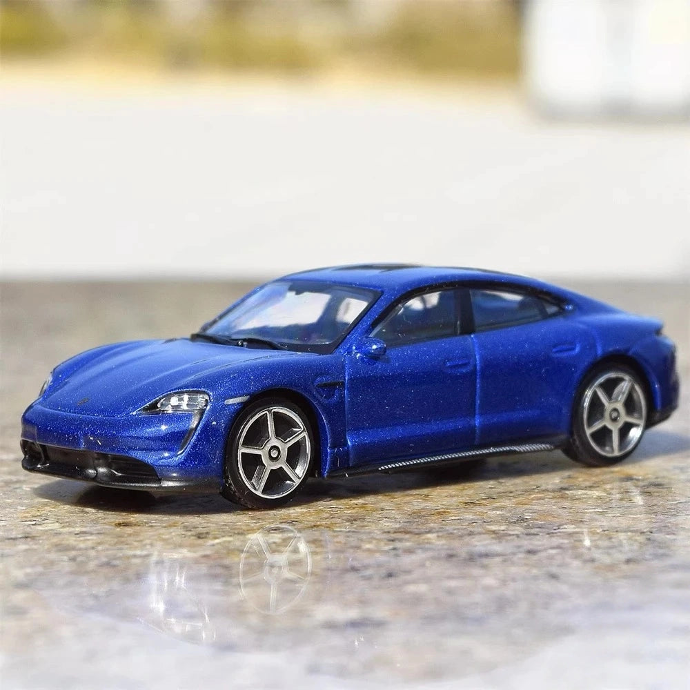 [TOY] 1:36 Porsche 2019 Taycan Blue Model Car Die-Cast