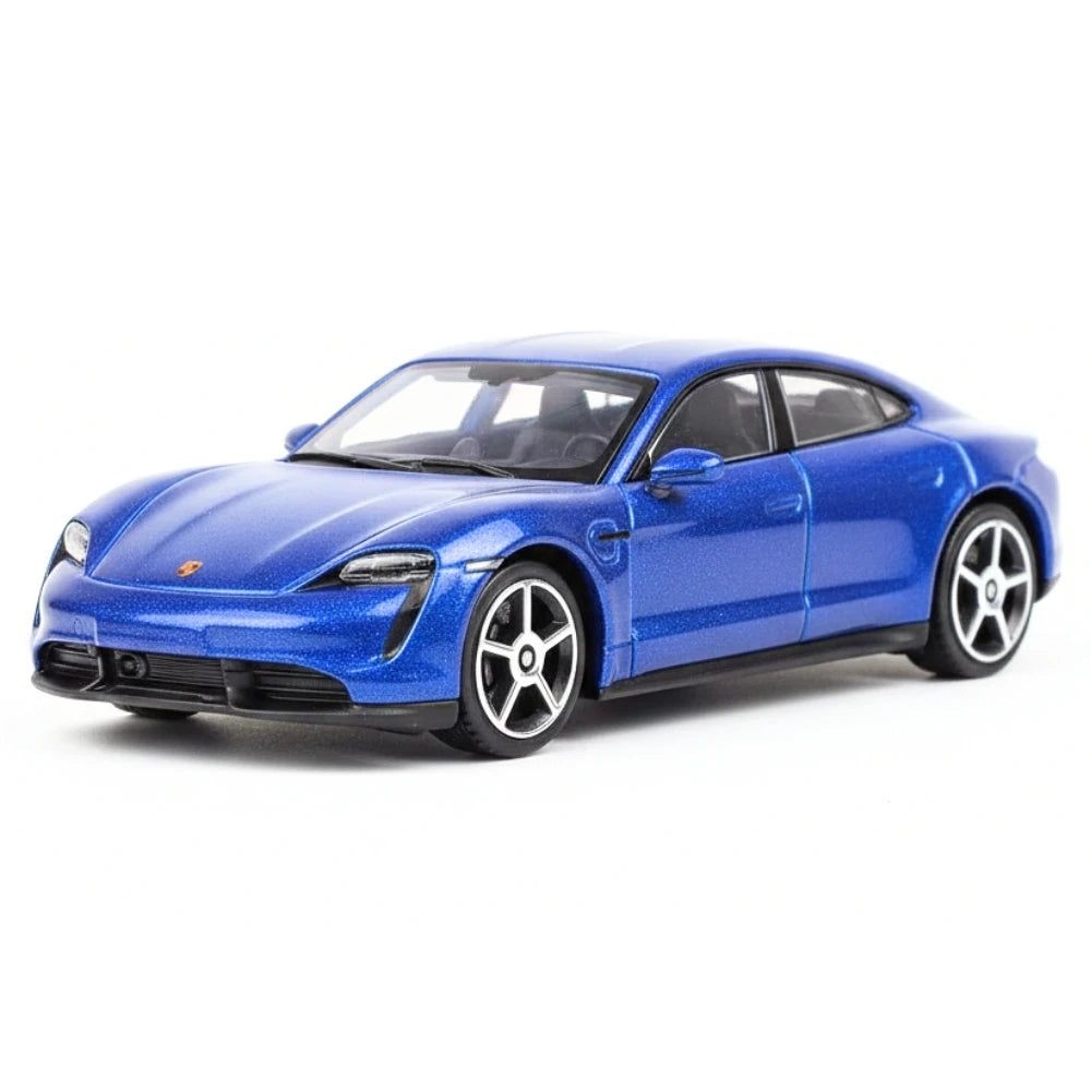 [TOY] 1:36 Porsche 2019 Taycan Blue Model Car Die-Cast