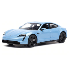 [TOY] 1:36 Porsche 2019 Taycan Cyan Model Car Die-Cast