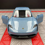 [TOY] 1:36 Porsche 2019 Taycan Cyan Model Car Die-Cast