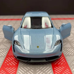 [TOY] 1:36 Porsche 2019 Taycan Cyan Model Car Die-Cast