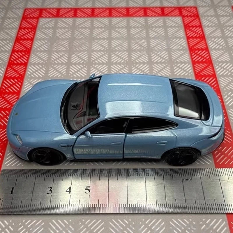 [TOY] 1:36 Porsche 2019 Taycan Cyan Model Car Die-Cast