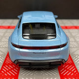 [TOY] 1:36 Porsche 2019 Taycan Cyan Model Car Die-Cast