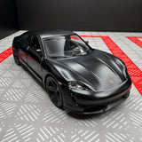 Porsche 2019 테이칸 무광 블랙 1:36 – 다이캐스트 디스플레이 모델 다이캐스트