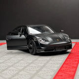 Porsche 2019 테이칸 무광 블랙 1:36 – 다이캐스트 디스플레이 모델 다이캐스트