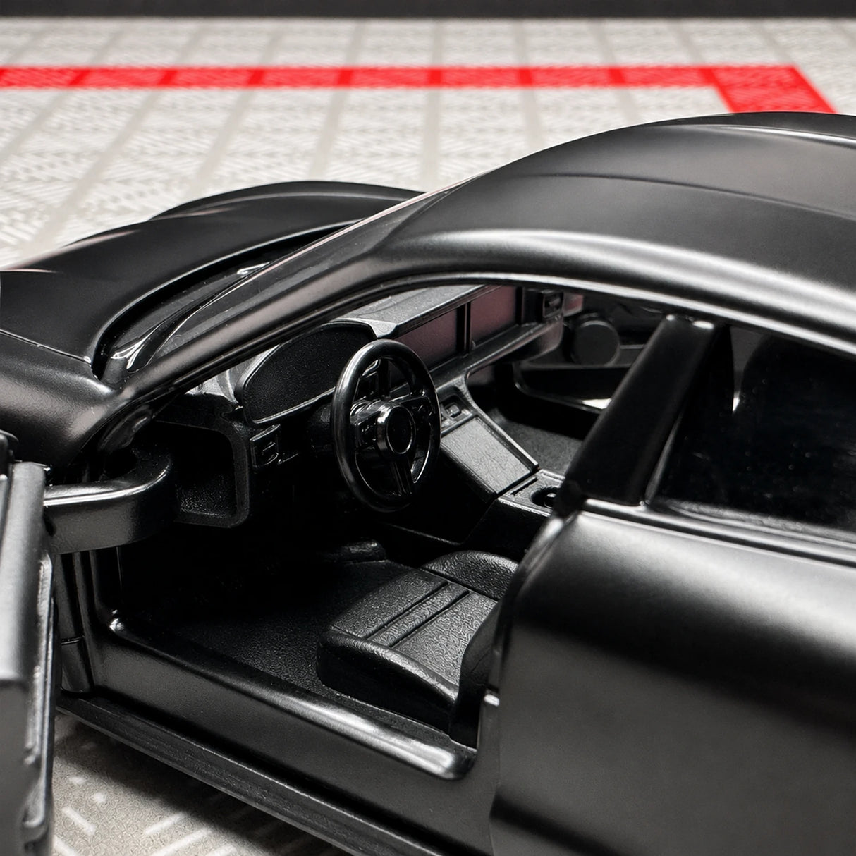 Porsche 2019 테이칸 무광 블랙 1:36 – 다이캐스트 디스플레이 모델 다이캐스트