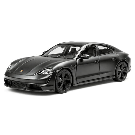 Porsche 2019 Taycan Matte أسود 1:36 – نموذج عرض معدني مصبوب