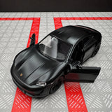 Porsche 2019 테이칸 무광 블랙 1:36 – 다이캐스트 디스플레이 모델 다이캐스트