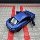 Porsche 2019 테이칸 무광 블루 1:36 – 다이캐스트 디스플레이 모델 다이캐스트