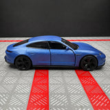Porsche 2019 테이칸 무광 블루 1:36 – 다이캐스트 디스플레이 모델 다이캐스트