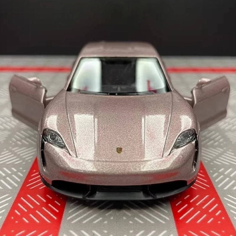 [TOY] 1:36 Porsche 2019 Taycan Pink Model Car Die-Cast