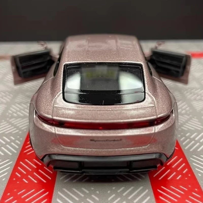 [TOY] 1:36 Porsche 2019 Taycan Pink Model Car Die-Cast