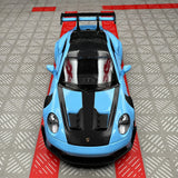 [TOY] 1:36 Porsche 2023 911 992 GT3 RS Blue Model Car Die-Cast
