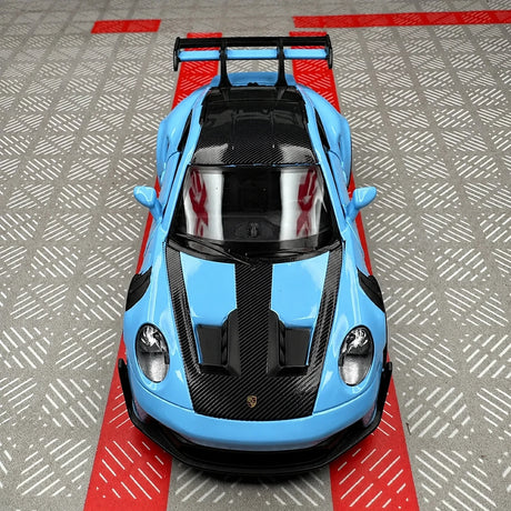 [TOY] 1:36 Porsche 2023 911 992 GT3 RS Blue Model Car Die-Cast