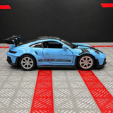 [TOY] 1:36 Porsche 2023 911 992 GT3 RS Blue Model Car Die-Cast