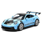 [TOY] 1:36 Porsche 2023 911 992 GT3 RS Blue Model Car Die-Cast