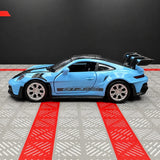 [TOY] 1:36 Porsche 2023 911 992 GT3 RS Blue Model Car Die-Cast