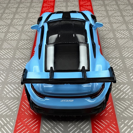 [TOY] 1:36 Porsche 2023 911 992 GT3 RS Blue Model Car Die-Cast