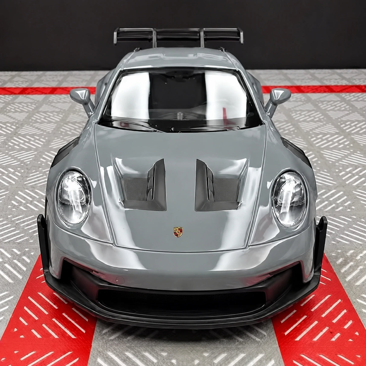 [TOY] 1:36 Porsche 2023 911 992 GT3 RS Gray Model Car Die-Cast