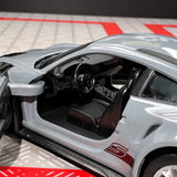 [TOY] 1:36 Porsche 2023 911 992 GT3 RS Gray Model Car Die-Cast