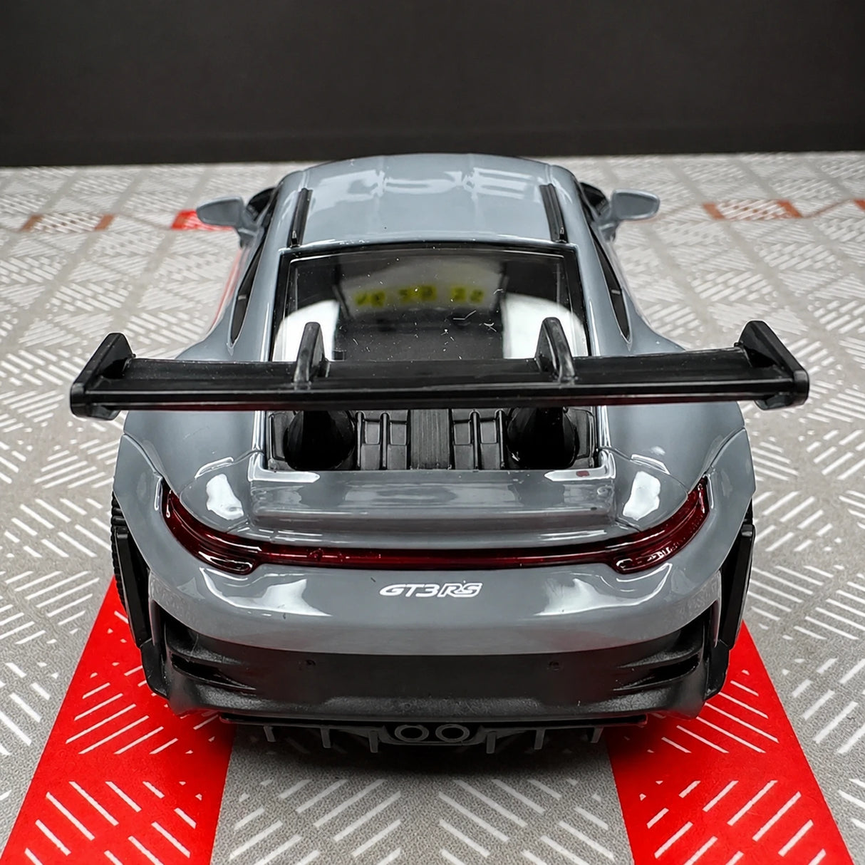 [TOY] 1:36 Porsche 2023 911 992 GT3 RS Gray Model Car Die-Cast