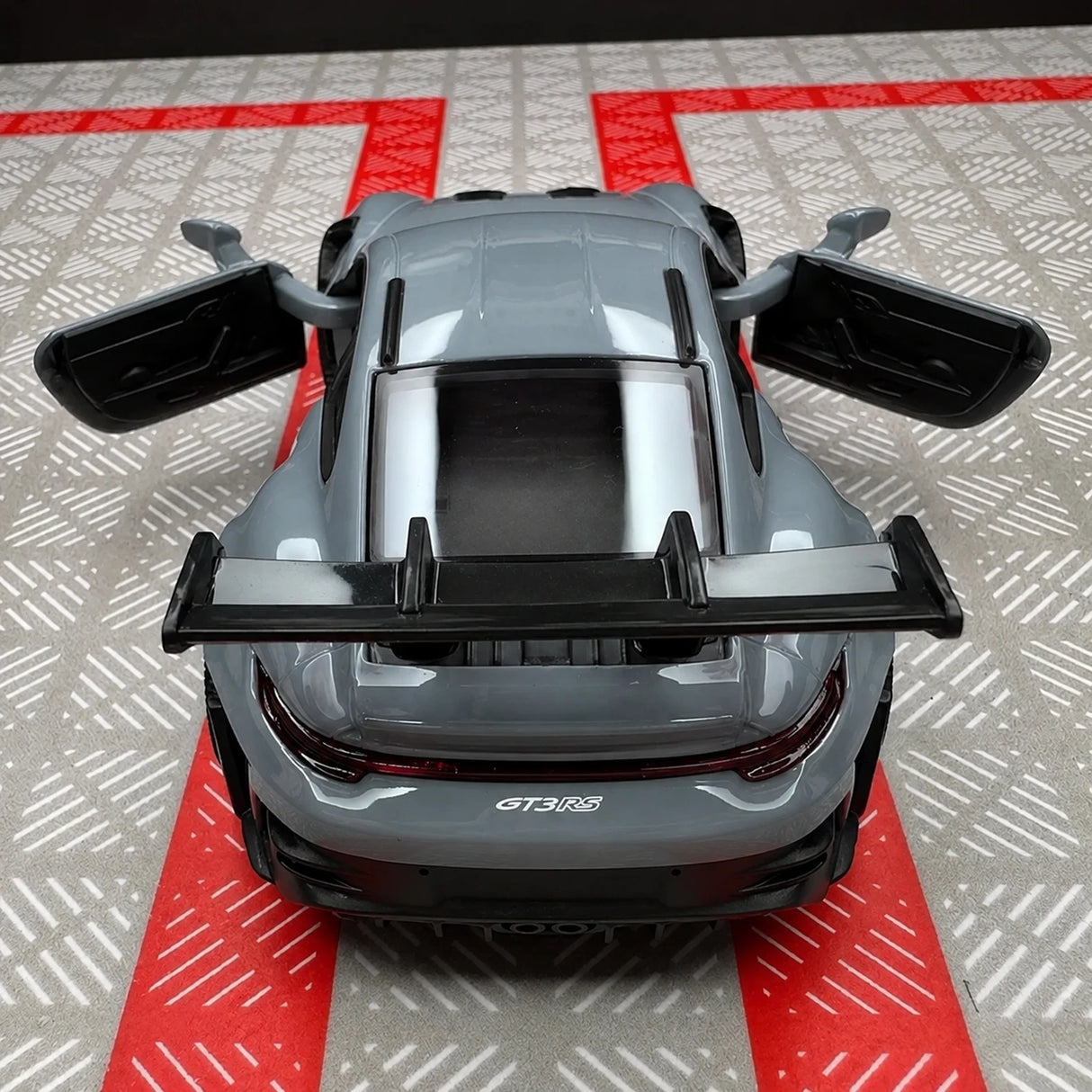 [TOY] 1:36 Porsche 2023 911 992 GT3 RS Gray Model Car Die-Cast