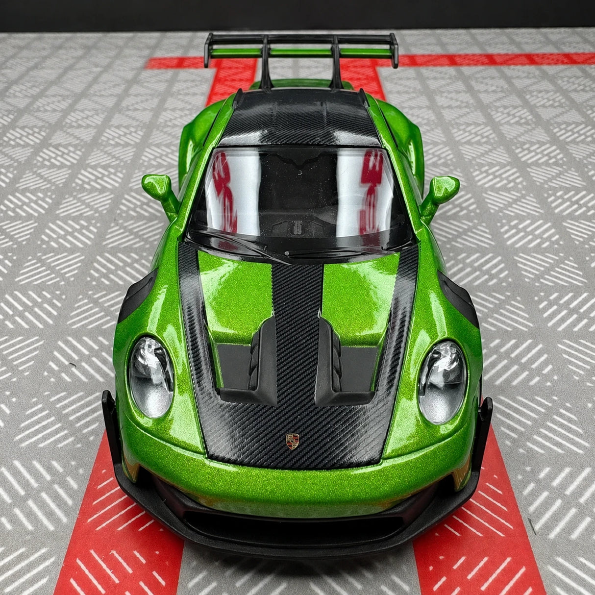 [TOY] 1:36 Porsche 2023 911 992 GT3 RS Green Model Car Die-Cast