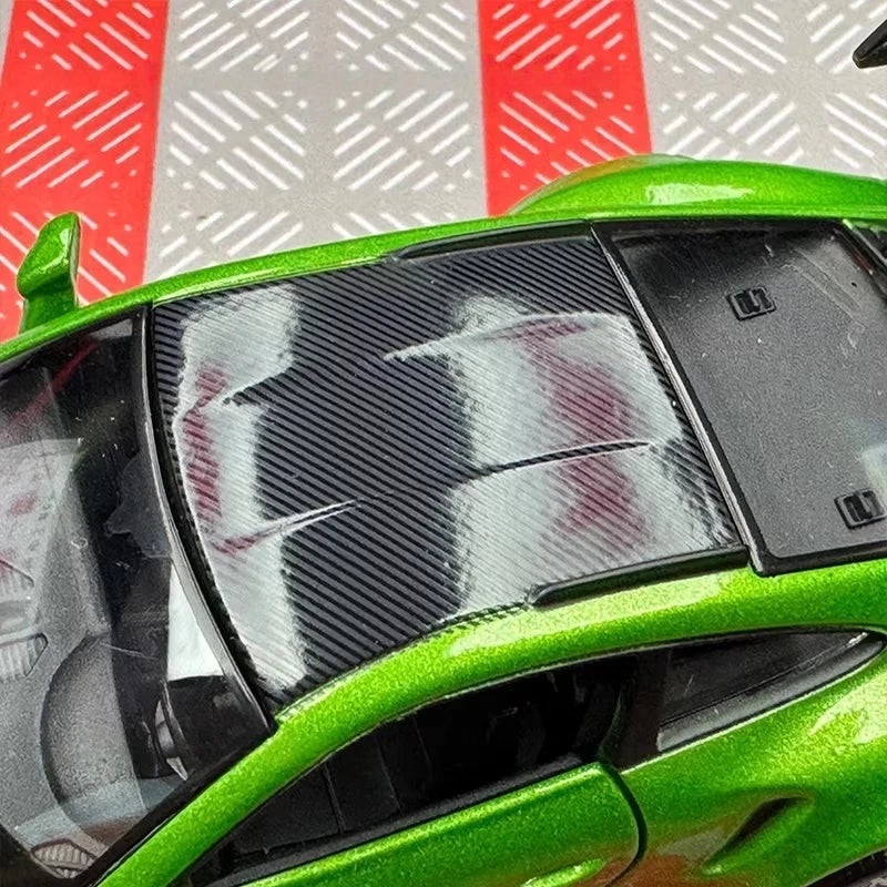 [TOY] 1:36 Porsche 2023 911 992 GT3 RS Green Model Car Die-Cast