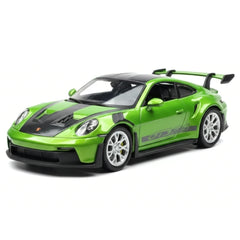 [TOY] 1:36 Porsche 2023 911 992 GT3 RS Green Model Car Die-Cast