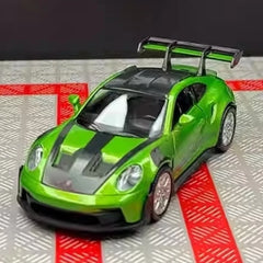 [TOY] 1:36 Porsche 2023 911 992 GT3 RS Green Model Car Die-Cast