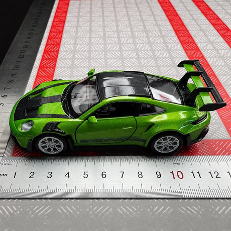 [TOY] 1:36 Porsche 2023 911 992 GT3 RS Green Model Car Die-Cast