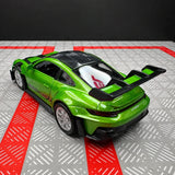 [TOY] 1:36 Porsche 2023 911 992 GT3 RS Green Model Car Die-Cast