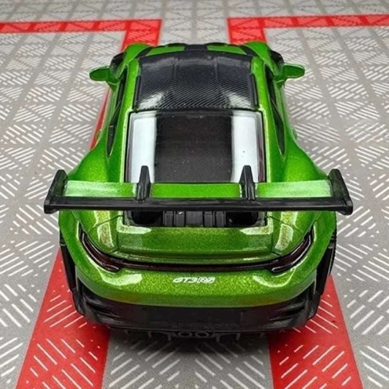 [TOY] 1:36 Porsche 2023 911 992 GT3 RS Green Model Car Die-Cast