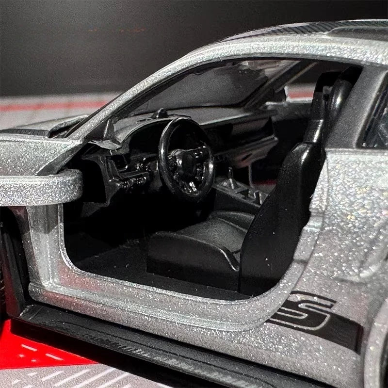 [TOY] 1:36 Porsche 2023 911 992 GT3 RS Silver Model Car Die-Cast