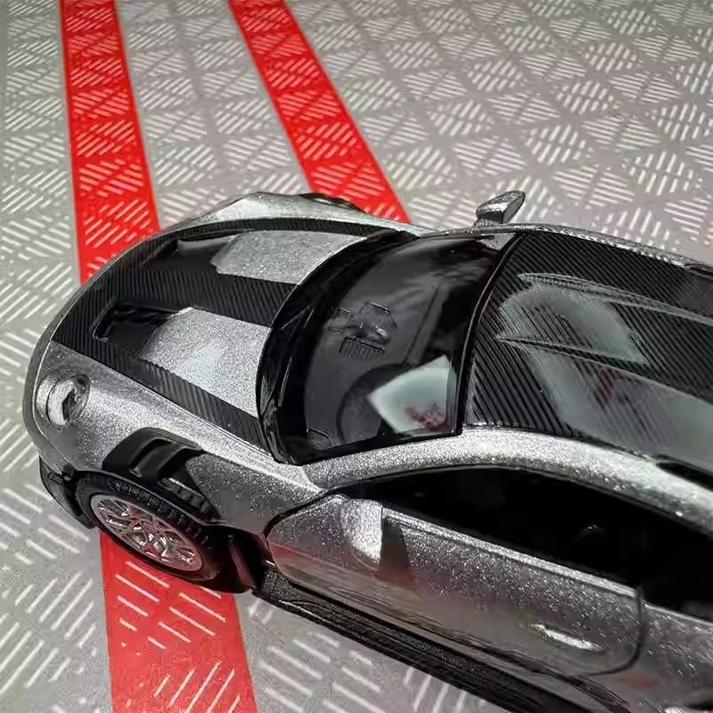 [TOY] 1:36 Porsche 2023 911 992 GT3 RS Silver Model Car Die-Cast